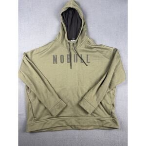 NoBull Hoodie Men XLarge Black Spellout Pullover Sweatshirt Gym Training No Bull